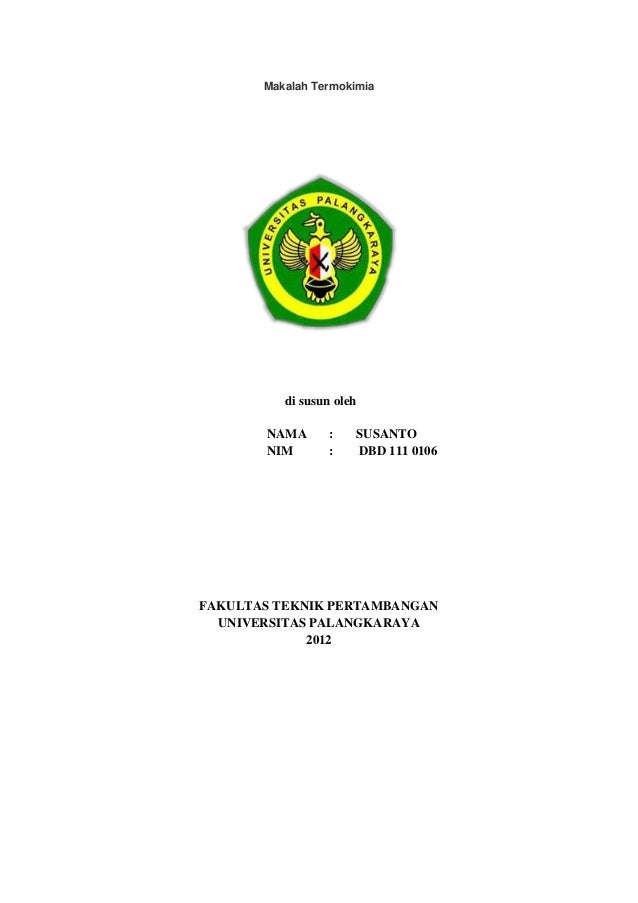 makalah termokimia